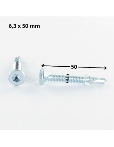 1 x Tornillo autoperforante cabeza...