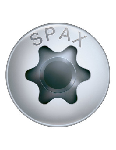 1 x Spax Tornillo madera cabeza redonda T-STAR+...