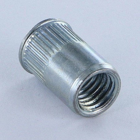 1 x Tuercas Remachables ACRC M10X20 diámetro FUT12.9 Acero cincado blanco