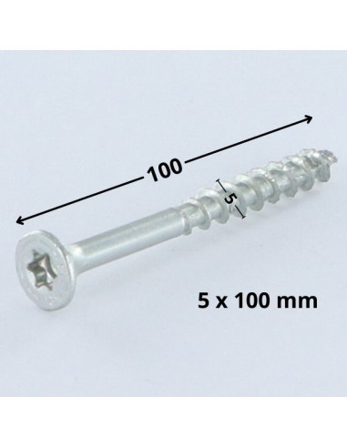 1 x Tornillo Spax cabeza fresada/testa svasat...