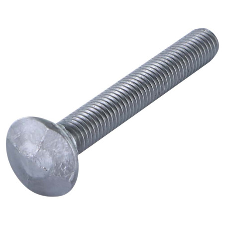 1 x Cabeza redonda cuello cuadrado cabeza DIAMANTE M8X70 Acero cincado negro