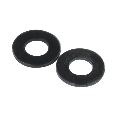 1 x Arandela plano M6X14X1.2 M Acero cincado negro