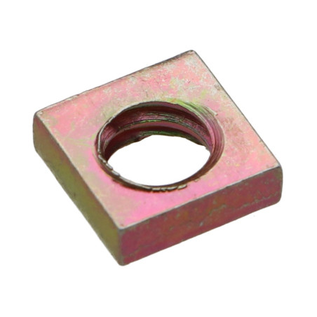 1 x Tuerca cuadrada M7 10X10X3 paso de 150 Bicromato