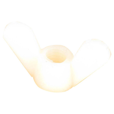 1 x Tuerca mariposa natural nylon M10