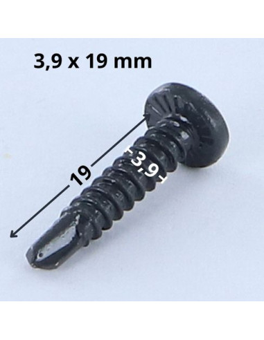 1 x Tornillo autoperforante cabeza cilíndrica...