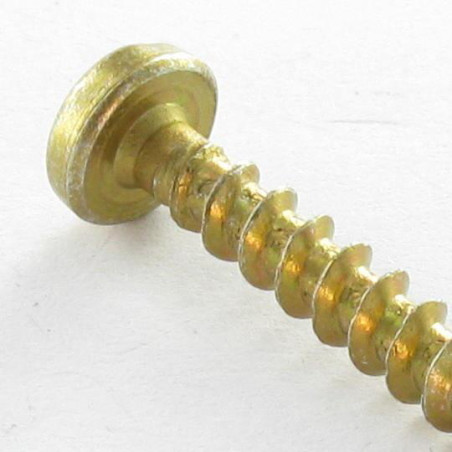 1 x Tornillo madera aglomerado VBA3 cabeza redonda Pozi 4.5X25 Bicromato