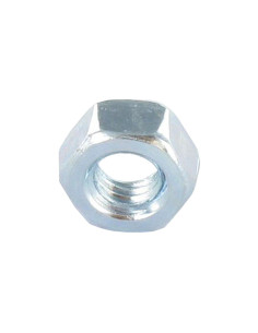 Tuerca hexagonal M10 I8I Acero cincado blanco