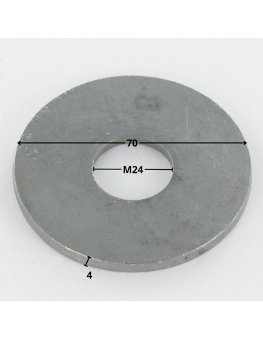 1 x Arandela plano M24X70X4 LL fuerte...