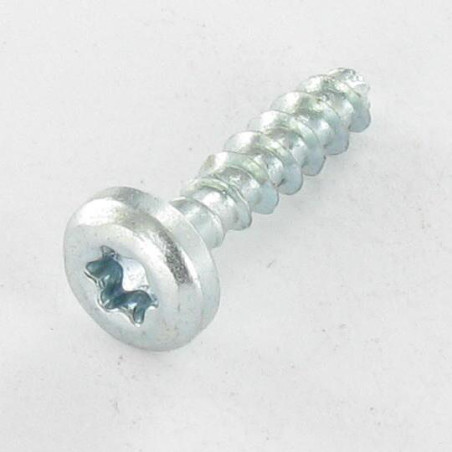 1 x Tornillo madera aglomerado cabeza redonda TORX T20 4X16 sin punta Acero cincado blanco