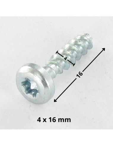 1 x Tornillo madera aglomerado cabeza redonda...