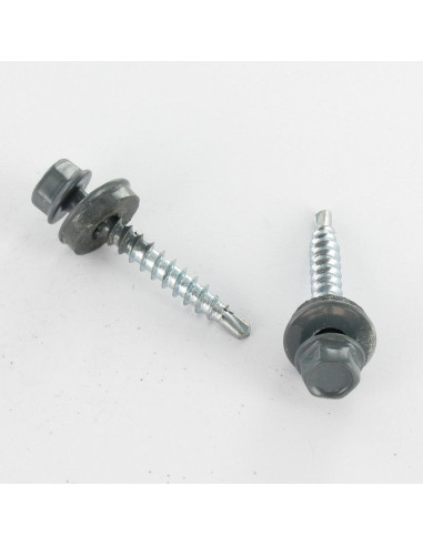 1 x Tornillo autoperforante cabeza hexagonal...