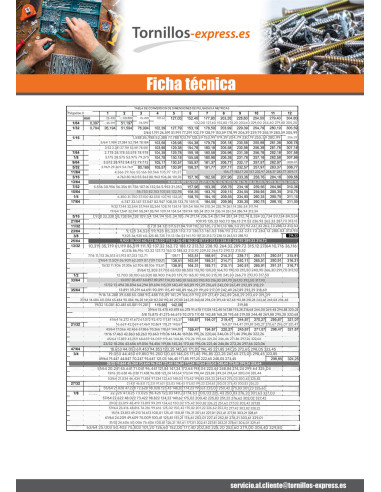 1 x Tuerca hexagonal 1/2" UNC Acero cincado...