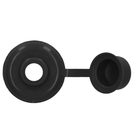 1 x Embellecedor Tirafondo de 7 RAL9011 Polietileno