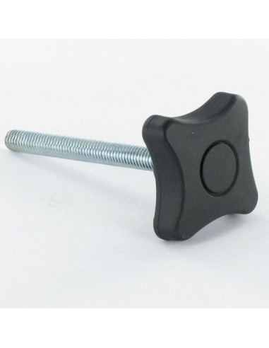 1 x Punta Ajuste 4 SUCURSALES M6X25 nylon nero