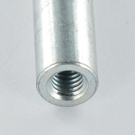 1 x Manguitos cilíndrico M8X50 diámetro exterior 11 Acero cincado blanco