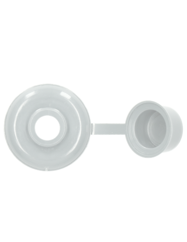 1 x Embellecedor Tirafondo de 7 RAL9001 blanco...