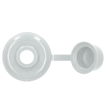 1 x Embellecedor Tirafondo de 7 RAL9001 blanco crema Polietileno