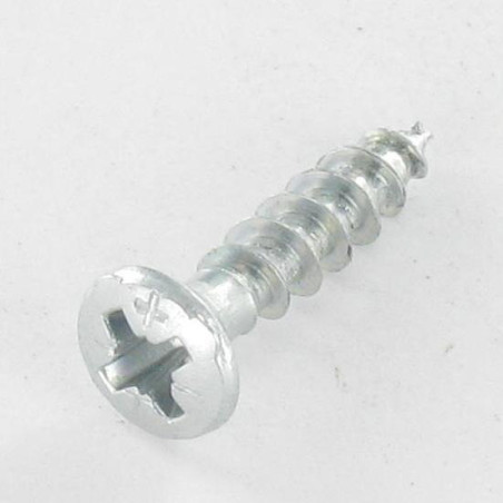 1 x Tornillo madera aglomerado VBA3 cabeza fresada abombada Pozi PZ4 4X50 Acero cincado blanco