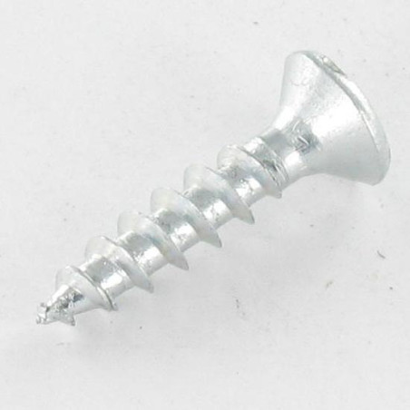 1 x Tornillo madera aglomerado VBA3 cabeza fresada abombada Pozi PZ4 4X50 Acero cincado blanco