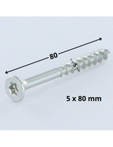 1 x Tornillo Spax cabeza fresada/testa svasat...