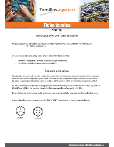 1 x Tornillo metales cabeza hexagonal 1/2X 3/4...