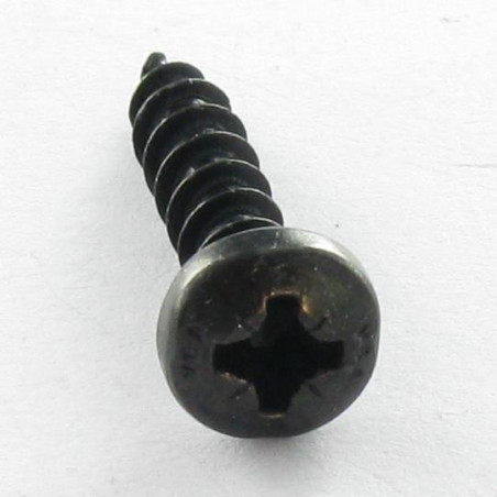 1 x Tornillo madera aglomerado VBA3 cabeza redonda Pozi 5X20 Acero cincado negro