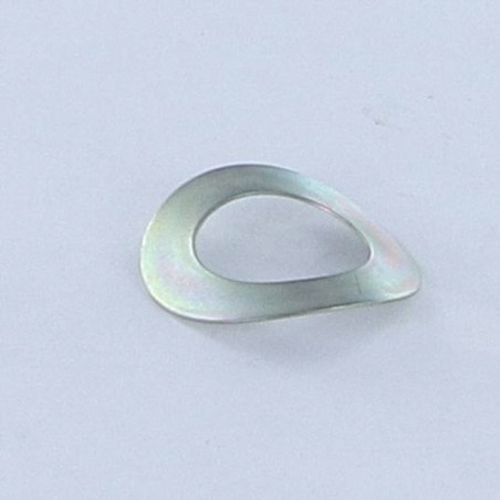 1 x Arandela ONDUFLEX M12 Acero cincado blanco Tipo con 1 ondas