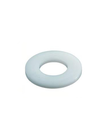 1 x Arandela plano natural nylon M4X8X0.5