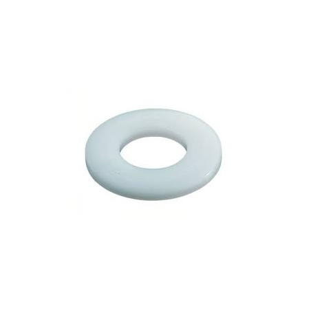 1 x Arandela plano natural nylon M4X8X0.5