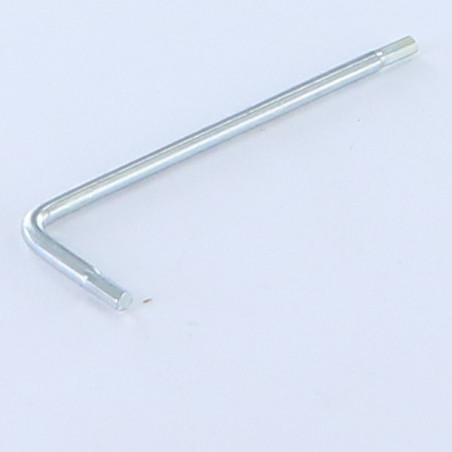 1 x Llave allen 6 lados de 2 Acero cincado blanco