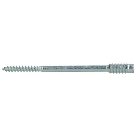 1 x Tornillo de ajuste para ventana de madera TORX T25 6X60 Acero cincado blanco