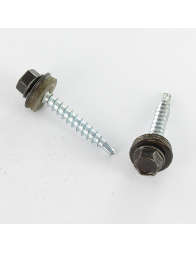 1 x Tornillo autoperforante cabeza hexagonal...