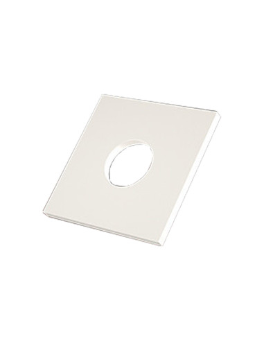 1 x Arandela cuadrada natural nylon M10X30X3