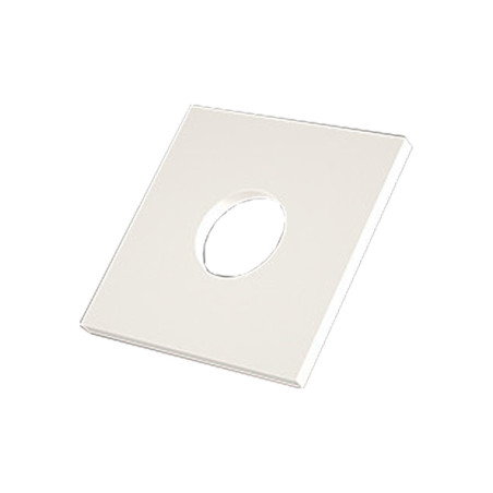1 x Arandela cuadrada natural nylon M10X30X3