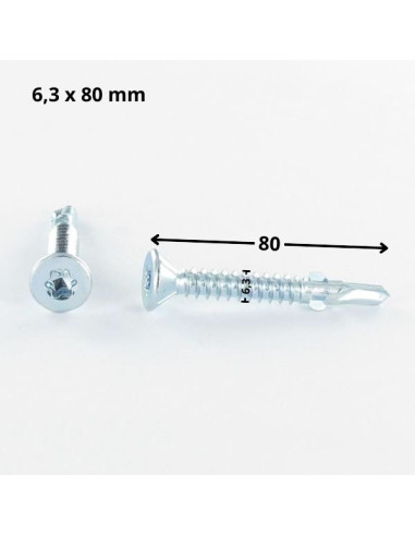 1 x Tornillo autoperforante cabeza...