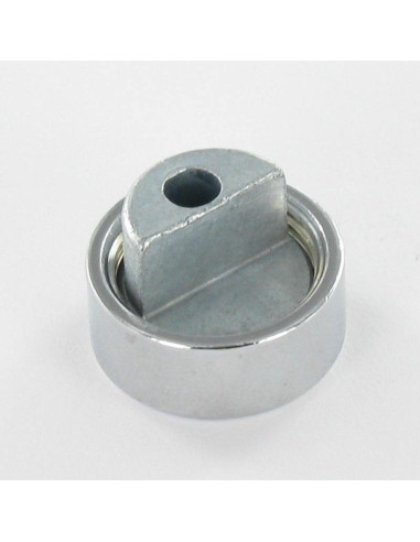 1 x Espiga metal con espejo Latón cromo 20