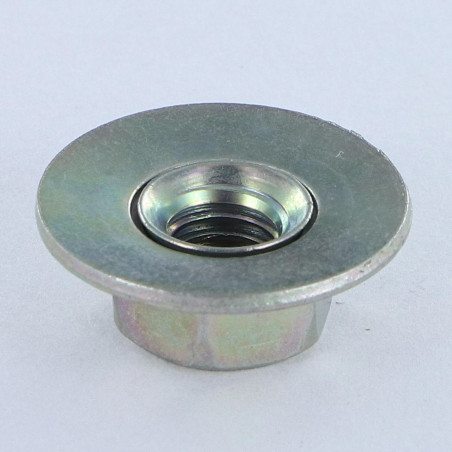 1 x Tuerca Twolok cs (con arandela contacto estriada) M4 Arandela M4X10.2X4.6 Acero cincado blanco