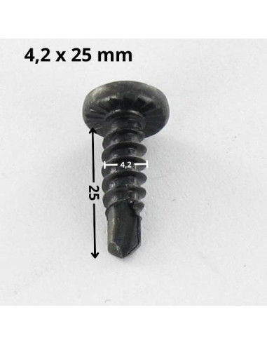 1 x Tornillo autoperforante cabeza cilíndrica...
