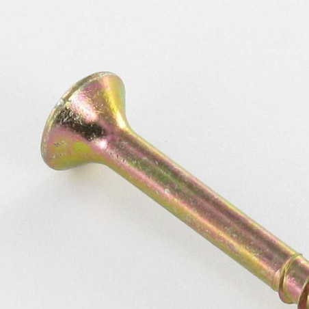 1 x Tornillo Spax cabeza fresada/testa svasat Pozi PZ4 4.5X35 roscado en 24 roscado parcial Bicromato
