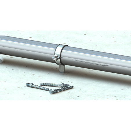 1 x Tornillo hormigón cabeza ROSCADO MASCULINO 6X75 Acero cincado blanco