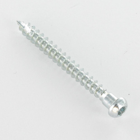 1 x Tornillo HARDWARE ANGULAR cabeza cilíndrica TORX T20 cut punta antihendidura tipo 17 Acero cincado blanco 5X40