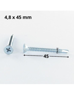 Tornillo autoperforante cabeza fresada/testa svasat... 2