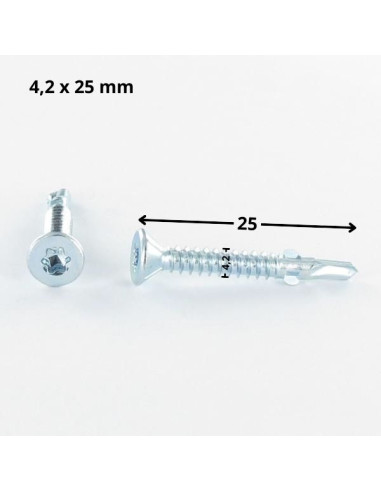 1 x Tornillo autoperforante cabeza...