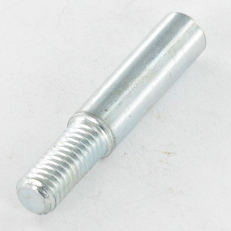 1 x Ejes Acero cincado blanco 7X40