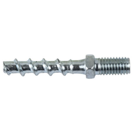 1 x Tornillo hormigón cabeza ROSCADO MASCULINO 6X55 Acero cincado blanco