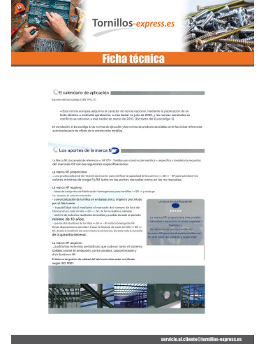 25 x Perno (vendido con tuerca) cabeza...