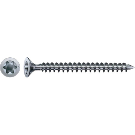1 x Spax Tornillo madera cabeza fresada/testa svasat TORX T50 12X240 roscado total WIROX