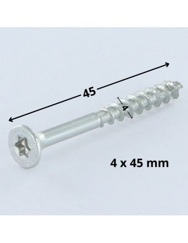 1 x Tornillo Spax cabeza fresada/testa svasat...