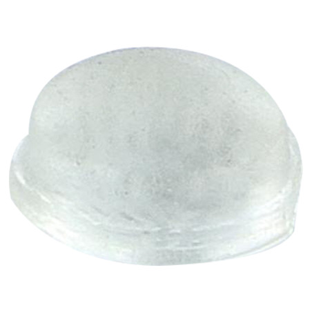1 x Tope de puerta cilíndrico adhesivo transparente 12,7 x 6,2