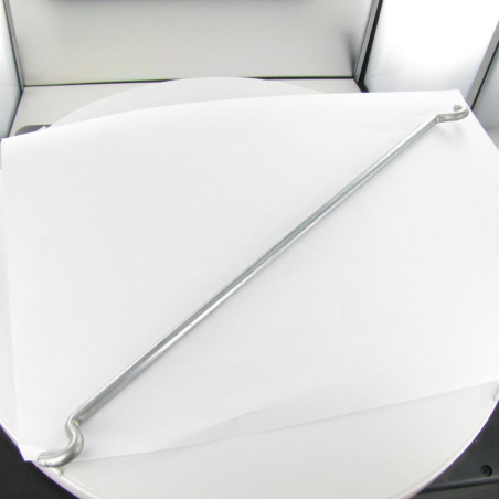 1 x Ejes Acero cincado blanco 6X310 CODO exterior 8
